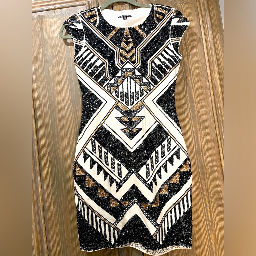 Gatsby-esque sequined short dress - worn 2 times